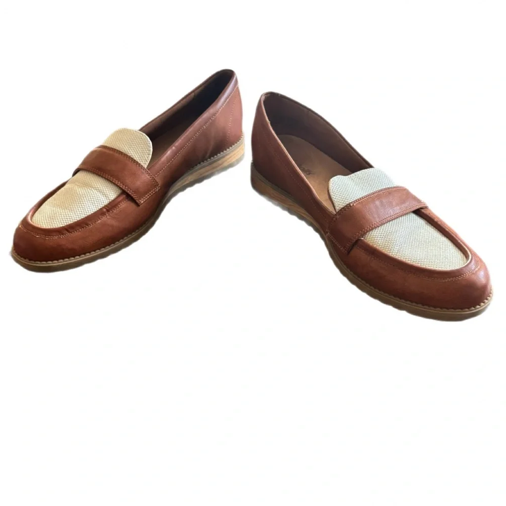 Dr. Scholl’s Jetset Band Loafers | Honey Brown | Size 8